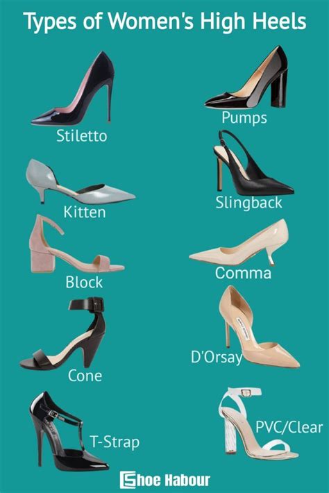 Women's shoes: pumps, sneakers, boots.